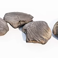 Natural Stone Wood Decorative Pieces With Rustic Texture For Home Garden