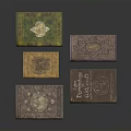 Colorful Vintage Decorative Notebooks With Embossed Covers And Artistic Designs