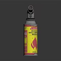 Portable Blow Torch With Metal Nozzle And Red Yellow Canister Design