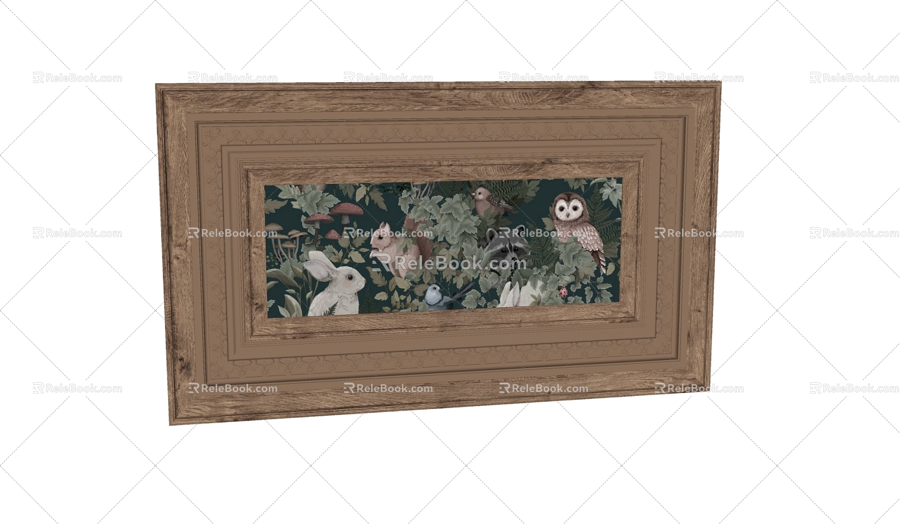 American Photo Frame 3d model