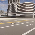 Modern Industrial Factory Building Design With Glass Facade Greenery And Open Areas