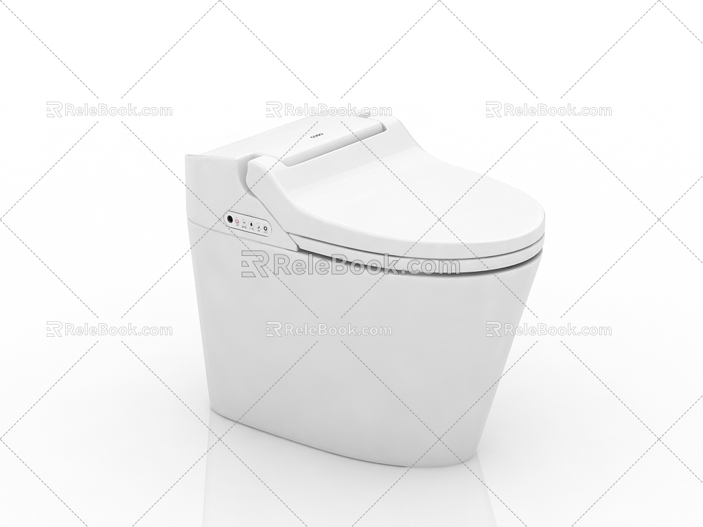 Modern Smart Toilet Smart Toilet 3d model