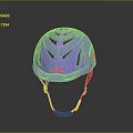 Purple Sports Helmet With Logo Ventilated Design And Adjustable Straps