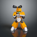 Mech Warrior Mech Soldier Machine Battlearm Mechanical Battlearm Machine Fighter Robot 3d model