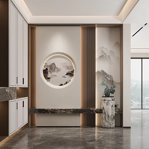 New Chinese Entrance 3d model