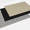 Textured Square Rugs In Beige Black And Gray Colors For Modern Home Decor