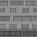 Different Styles Of Decorative Railing Designs With Intricate Patterns And Metal Structures