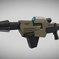 Sci-fi weapon game equipment space weapon light energy particle blasting game props 3d model