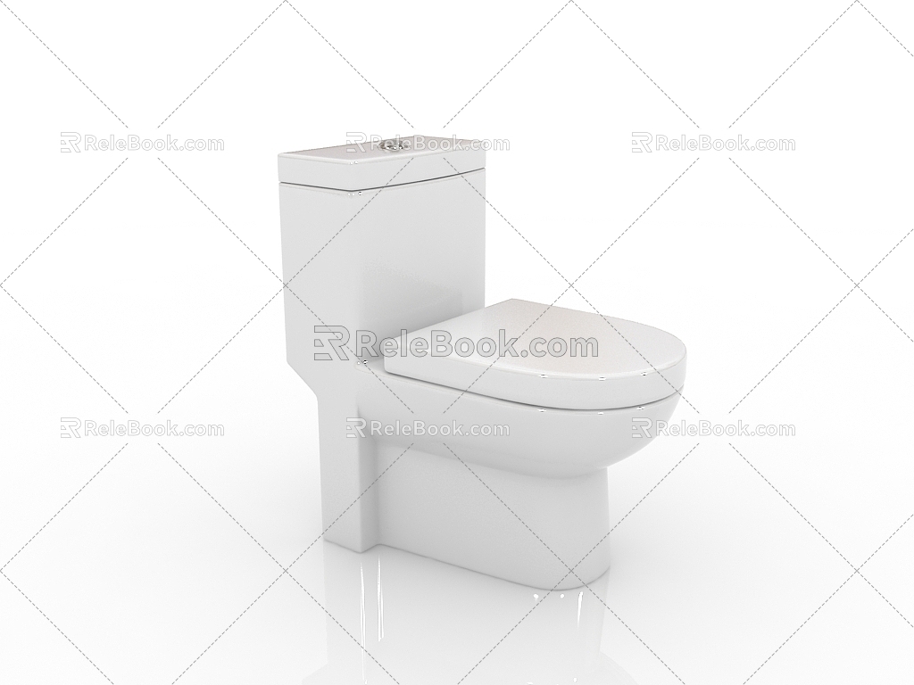 Modern Bathroom Supplies Toilet Smart Toilet Toilet 3d model