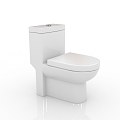 Modern Bathroom Supplies Toilet Smart Toilet Toilet 3d model