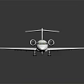Modern Green and White Airliner with Twin Engines Sleek Fuselage on Dark Reflective Surface