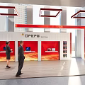 Smart Education and University Office Exhibition Hall with Multiple Displays and Presentations