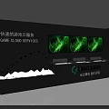Green Tech Inspired Backdrop With Glowing Digital Lines QINGCLOUD Logo And Cloud Foundation Free Computing