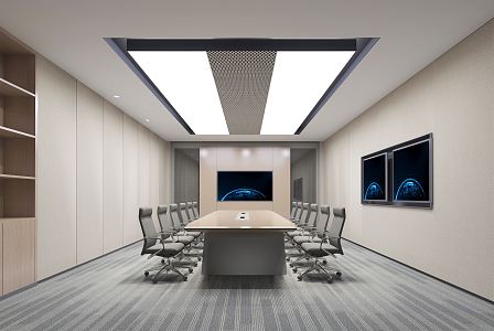 Modern Meeting Room Simple Meeting Room 3d model