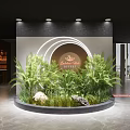 Sakura Circle Buffet Restaurant With Wooden Wine Racks And Warm Lighting Design