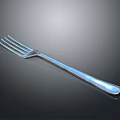 Shiny Stainless Steel Household Fork For Daily Dining Tableware Use