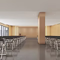 Lecture Hall Reception Hall Large Conference Room Lecture Room Lecture Hall 3d model