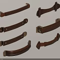 Vintage Wooden Furniture Handles With Various Classic Designs And Shapes