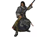 Modern Game Character Three Kingdoms Unparalleled Character Man 3d model
