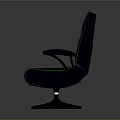 Purple and Green Gaming Office Chair with Swivel Base Breathable Backrest Headrest and Armrests