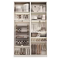 Modern Shoe Cabinet Interior Design With Shoes Bags Hats And Accessories