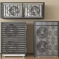 Stylish Air Conditioning Fans With Wall Mounted And Floor Standing Grille Designs