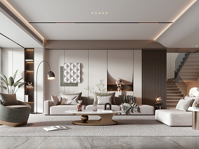 modern living room model