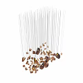 Modern Crystal Chandelier With Unique Geometric Pendants For Interior Decor