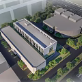 Modern Office Building Office Building Industrial Park Building Administrative Building Multi-storey Office Building 3d model