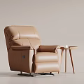 Modern Massage Chair Electric Chair Recliner Coffee Table 3d model