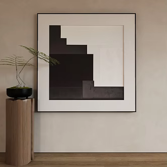 Modern Quiet Painting Oil Painting 3d model