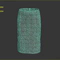 Stylish Plaid Pencil Skirt with Woven Texture for Women's Fashion Wardrobe