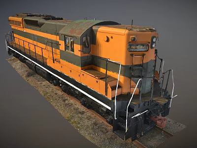 Train 3d model Train 3d model