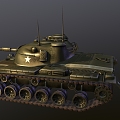 Heavy Tank PBR Next Generation Destroyer Light Tank 3d model