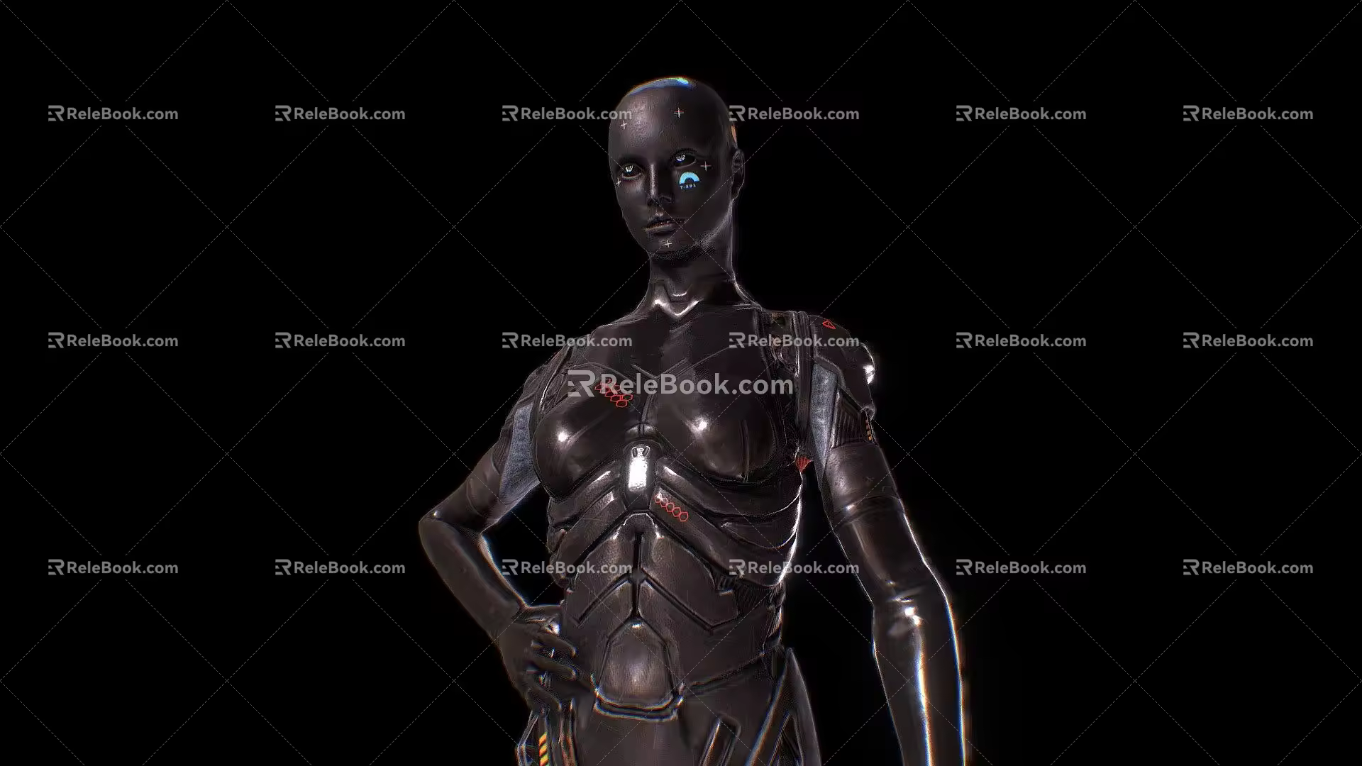 Sci-fi robot 3d model