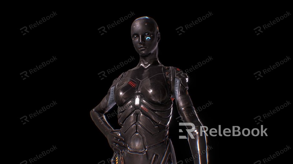 Sci-fi robot model