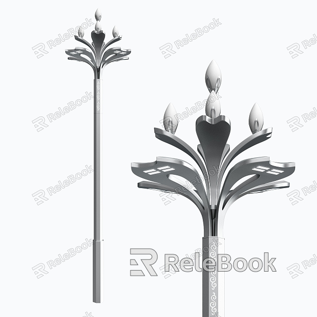 Landscape street lamp model