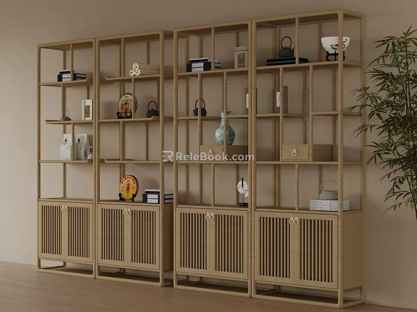 Antique Shelf 3d model
