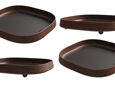 Modern Walnut Tray Tea Tray Walnut Tea Tray Hotel Dinner Tray High-class Restaurant Hotel Tray Very Simple Dinner Tray Dinner Tray Wood Grain Dinner Tray Dinner Tray Dinner Tray model