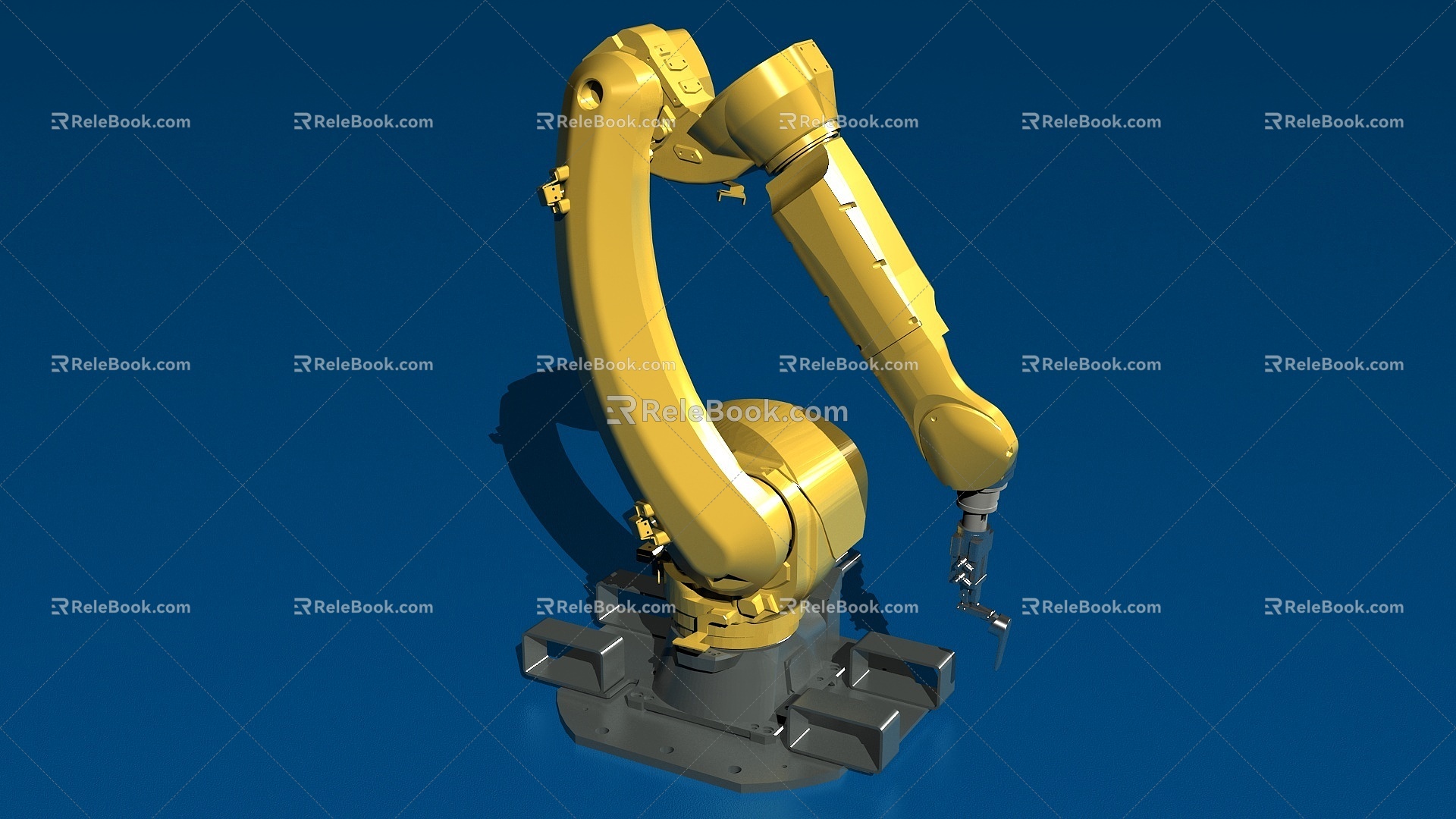 Industrial Robot Mechanical Arm Mechanical Arm Manipulator 3d model