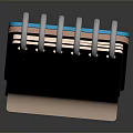Spiral Bound Notebook with Red Lined Pages for Daily Use Essentials