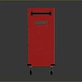 Tool Box Iron Box Multi-layer Tool Box Iron Box Iron Trunk Box Luggage Leather Box 3d model