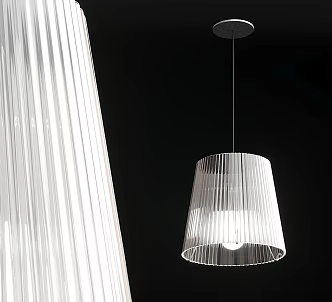 Modern chandelier metal chandelier 3d model