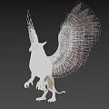 Realistic Eagle With Spread Wings Sharp Claws And Detailed Lifelike Sculpture