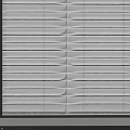 Modern White Window Blinds With Horizontal Slats Installed On Window In Interior Space 3d model
