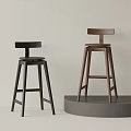 Modern Bar Chair Bar Stool Bar Stool Without Armrest Bar Chair Stool 3d model