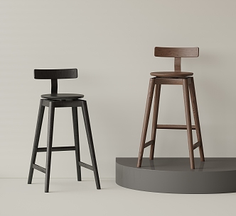 Modern Bar Chair Bar Stool Bar Stool Without Armrest Bar Chair Stool 3d model