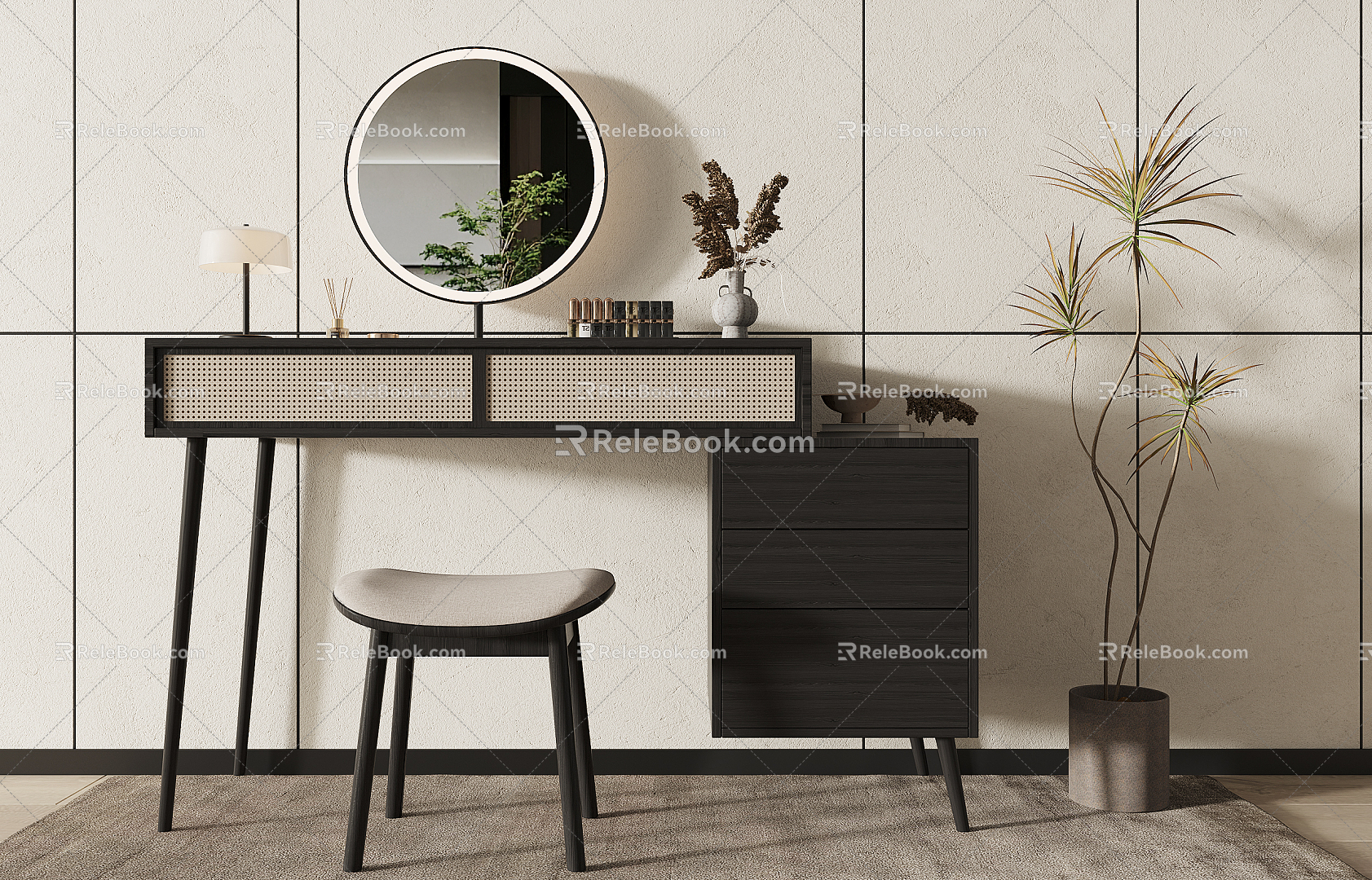 Quiet dressing table 3d model