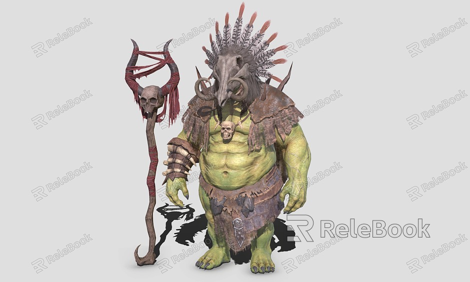 Orc Tribe Orc Shaman model