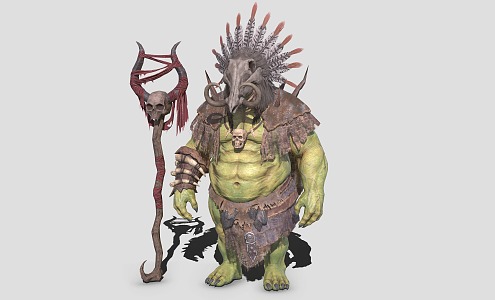 Orc Tribe Orc Shaman 3d model